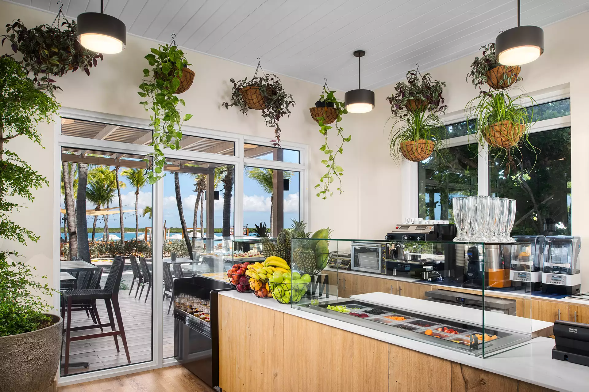 Cafe Agave Interior View at Blue Haven