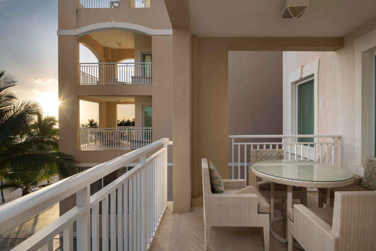 One Bedroom Oceanfront Suite - Balcony