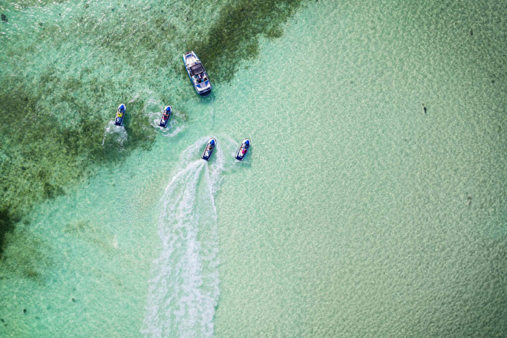 Blue Haven Resort Experiences - Jet Skiing Tour Aerial