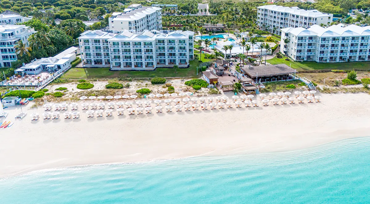 Alexandra Resort All-Inclusive Turks & Caicos - Aerial Grace Bay Beach