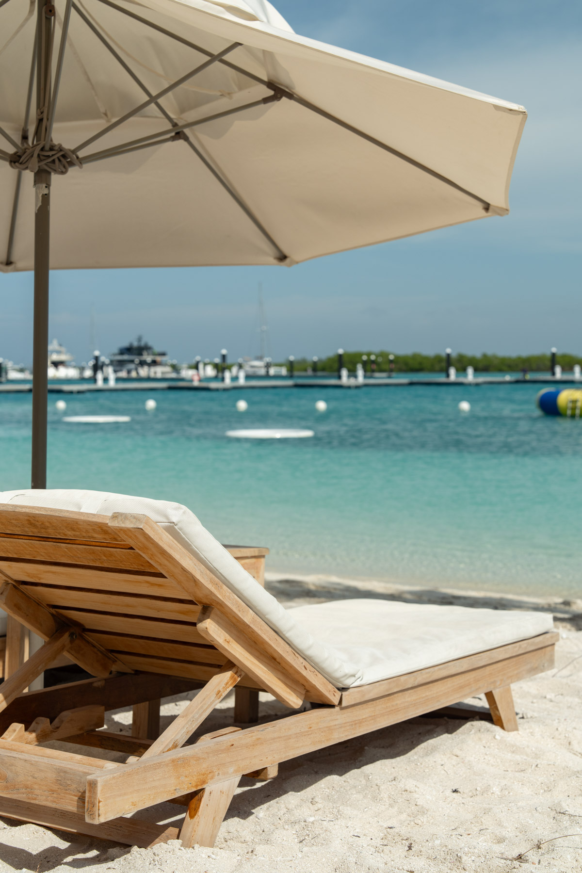 Private beachfront lounger at Blue Haven boutique Caribbean resort Turks and Caicos